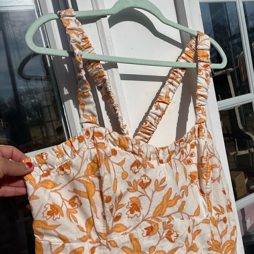 Anthropologie Maeve Sweetheart Cross Back Floral Mini Dress NWT - Picture 5 of 10